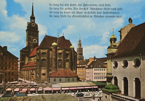 München viktualienmarkt - ak,
