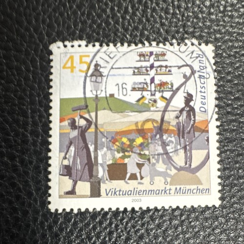 Briefmarke viktualienmarkt - briefmarke,