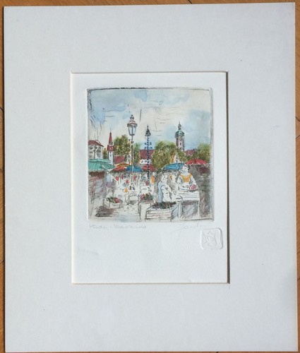 Farbradierung münchen - „münchen, –
