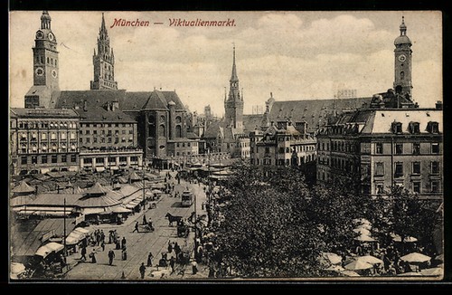 München viktualienmarkt - münchen,,