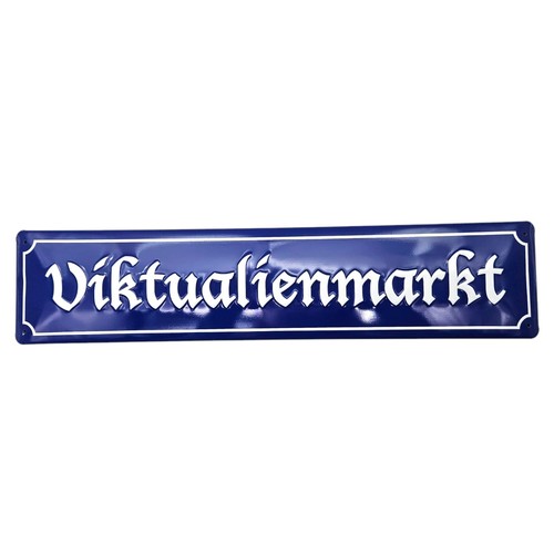 Blechschild viktualienmarkt - blechschild,