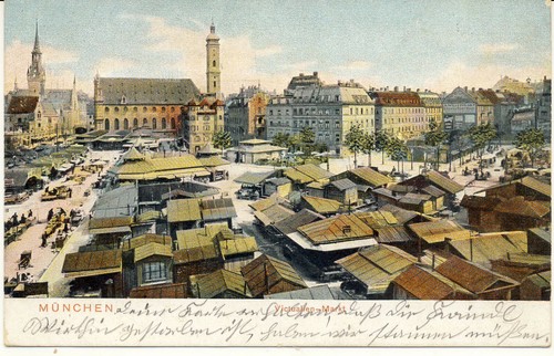 München viktualienmarkt - ak,