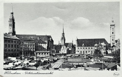 München viktualienmarkt - ak,