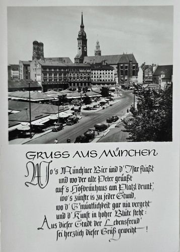 München viktualienmarkt - ak,