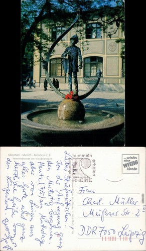 Ansichtskarte münchen - ansichtskarte,