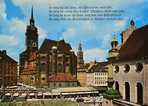 München viktualienmarkt - ak,