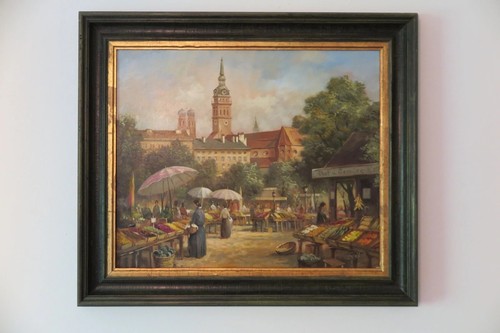 Münchener viktualienmarkt - münchener,