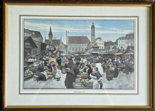 München viktualienmarkt 1896 - münchen,