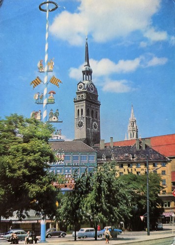 München viktualienmarkt - ak,