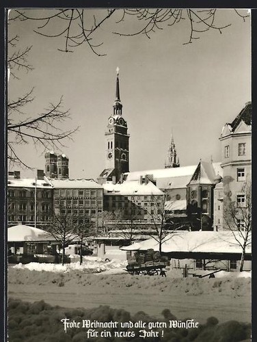 München verschneiter - münchen,,