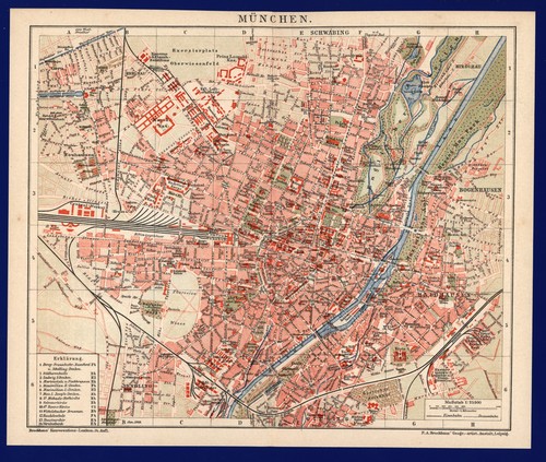 Stadtplan 1903 münchen - 1903,