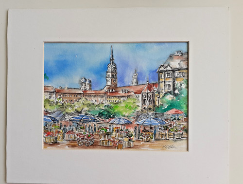 Original aquarell - original,