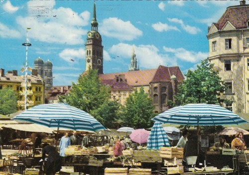 München viktualienmarkt - münchen,,