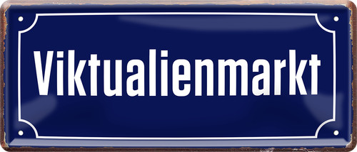 Viktualienmarkt blechschild - viktualienmarkt,