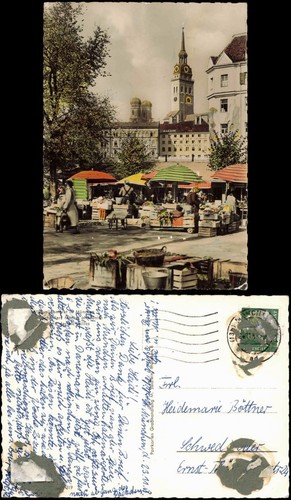 Ansichtskarte münchen - ansichtskarte,