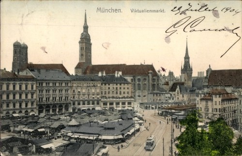 München viktualienmarkt - münchen,,