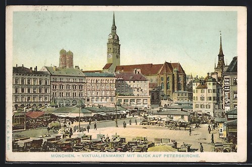 München viktualienmarkt mit - münchen,,